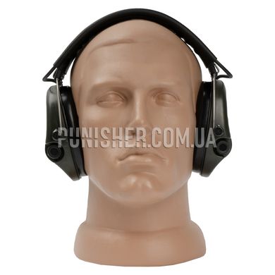 MSA Sordin Supreme Pro-X Hear2 Hearing Protection Headset, Olive, Active, 19
