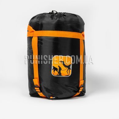 Desert Camel SDHJ004DH Sleeping Bag, Right, Orange/Black, Sleeping bag