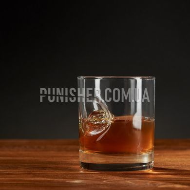 Gun and Fun Whiskey Glass With Airplane, Clear, Посуда из стекла
