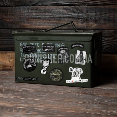 Стікерпак Black Beard Group № 1, Чорний, Стікери