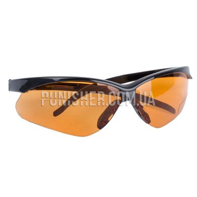 Walker’s Crosshair Sport Glasses with Amber Lens, Black, Amber, Goggles