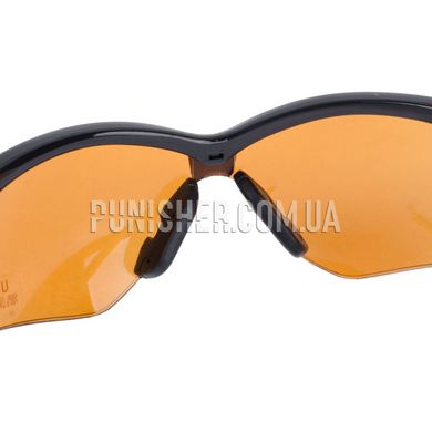 Стрілецькі окуляри Walker’s Crosshair Sport Glasses з бурштиновою лінзою, Чорний, Бурштиновий, Окуляри