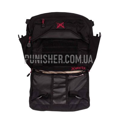 Тактична сумка Vertx EDC Satchel VTX5000, Чорний/Червоний, 15 л