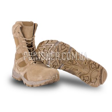 Rothco Forced Entry 8" Deployment Boots With Side Zipper, Coyote Brown, 11 R (US), Demi-season