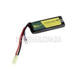 Electro River 7.4V 2300mAh LiPo 20/40C Battery, Black