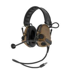 Peltor ComTac V Active Headset, Coyote Brown, Headband, Comtac V, 2xAAA, Single