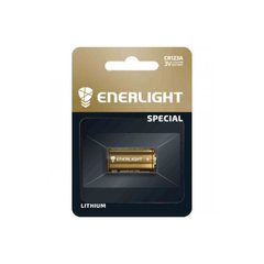 Батарейка Enerlight CR123A Lithium, Жовтий
