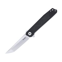 Ruike P127 Folding Knife, Black, Knife, Folding, Smooth