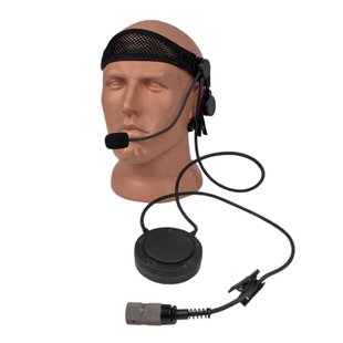 Thales Lightweight MBITR Headset USA, Black