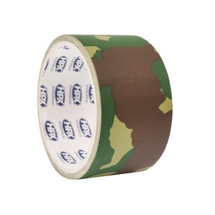 Камуфляжна армована стрічка HPX CAMO Tape 48мм х 5м, Woodland, Стрічка камуфляжна