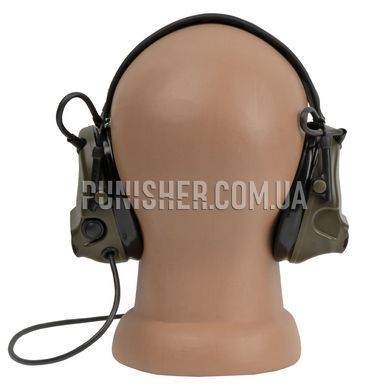 Активна гарнітура 3M Peltor ComTac VI PELTOR, Olive, С оголовьем, 20, PELTOR J11, Comtac VI, 2xAAA, Single