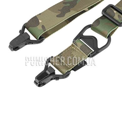 FMA FS3 Multi-Mission Single Point/2Point Sling, Multicam, Rifle sling, 1-Point, 2-Point
