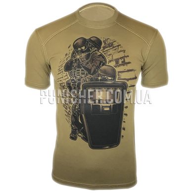 Kramatan Special Forces T-shirt, Coyote Brown, Large