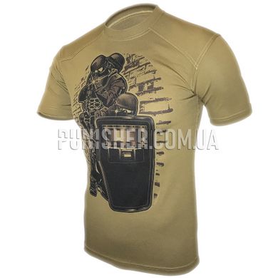Kramatan Special Forces T-shirt, Coyote Brown, Medium