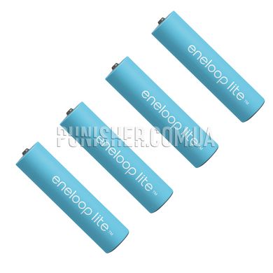 Panasonic Eneloop Lite AAA 550 mAh Battery 4pcs, Blue, AAA