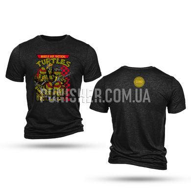 Nine Line Apparel Tactical Turtles T-Shirt, Black, Large