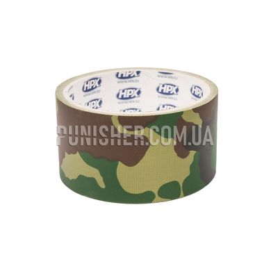 Камуфляжная армированная лента HPX CAMO Tape 48мм х 5м, Woodland, Камуфляжная лента