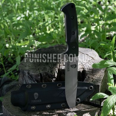 Ingul Punisher Knife, Black, Knife, Fixed blade, Smooth