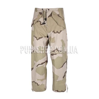 Cold Weather Gore-Tex Tri-Color Desert Camouflage Pants, DCU, Large Regular