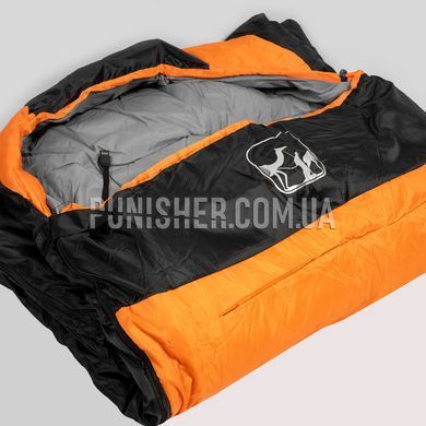 Спальний мішок Desert Camel SDHJ004DH лівий, Помаранчевий/Чорний, Спальний мішок