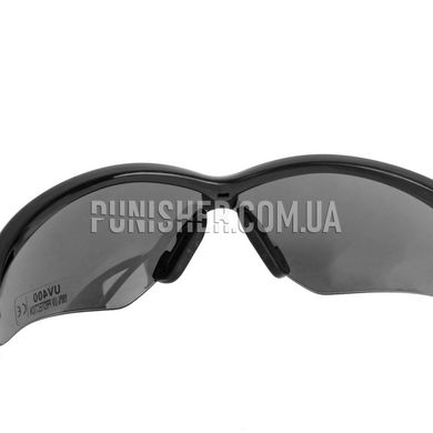 Walker's Crosshair Sport Glasses with Smoke Lens, Black, Smoky, Goggles