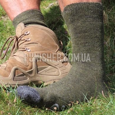 Теплые носки Snugpak Merino Military Sock, Olive, 6-9 UK (39-43 UA), Зима