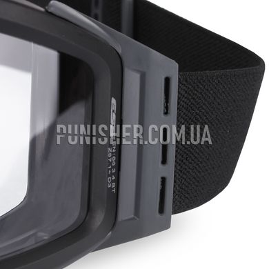 ESS Profile NVG Response Int Goggles with Clear Lens, Black, Transparent, Mask