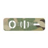 Нашивка M-Tac Группа Крови O(I)- Сквозная Laser Cut 25x80, Multicam, (I), Cordura, Нет