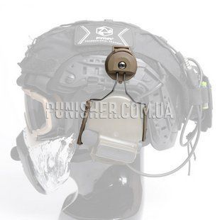 FMA Peltor Headset Adapter for ARC Helmet Rails, DE, Headset, Peltor, Helmet adapters