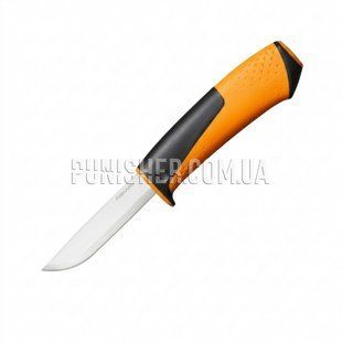 Ніж універсальний Fiskars Hardware з точилом, Помаранчевий/Чорний, Ніж, Складаний, Гладкий