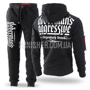 Dobermans Aggressive Premium Tracksuit, Black, Medium