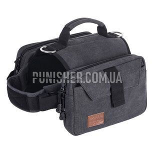 Тактичний рюкзак OneTigris K9 Hoppy Camper Dog Pack 2.0 для собак, Чорний