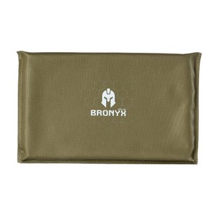 Bronyx SBP125 1 Class 200x125mm Ballistic Package in Cummerbund, Olive, Soft bags, 1, Ultra high molecular weight polyethylene