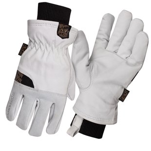 Mechanix Coldwork Insulated Leather Driver Winter Gloves, White, Medium