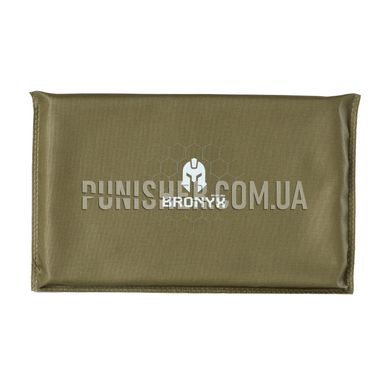 Bronyx SBP125 1 Class 200x125mm Ballistic Package in Cummerbund, Olive, Soft bags, 1, Ultra high molecular weight polyethylene