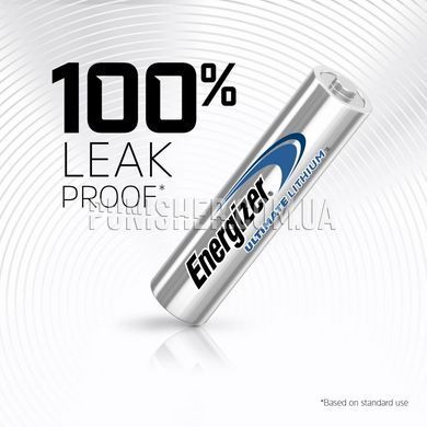 Батарейка Energizer Ultimate Lithium AAA 1,5V, Срібний