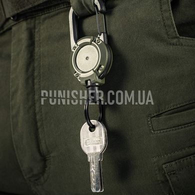 M-Tac Carabiner with Key Lanyard, Olive