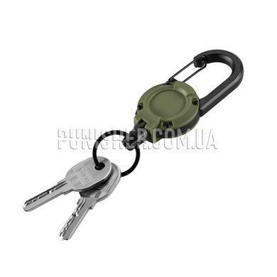 M-Tac Carabiner with Key Lanyard, Olive
