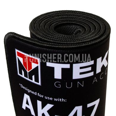 Коврик TekMat Ultra Premium 38 x 112 см с чертежом AK-47 для чистки оружия, Черный, Коврик