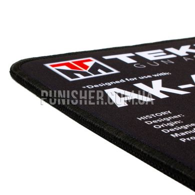 Коврик TekMat Ultra Premium 38 x 112 см с чертежом AK-47 для чистки оружия, Черный, Коврик