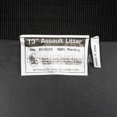 Легкі ноші NAR T3 Lightweight Assault Litter, Чорний, Ноші
