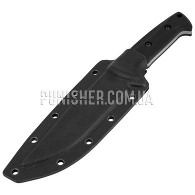 Ingul Skull Knife, Black, Knife, Fixed blade, Smooth