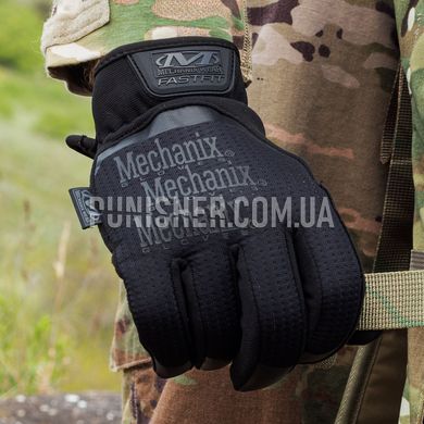 Перчатки Mechanix Fastfit Covert, Черный, Small