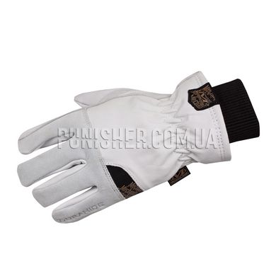 Перчатки зимние Mechanix Coldwork Insulated Leather Driver, Белый, Medium
