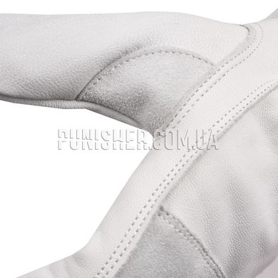 Mechanix Coldwork Insulated Leather Driver Winter Gloves, White, Medium