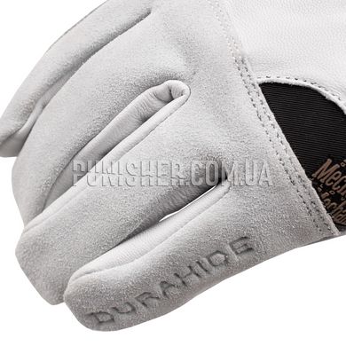 Mechanix Coldwork Insulated Leather Driver Winter Gloves, White, Medium