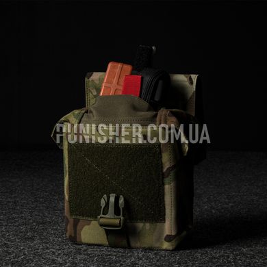 Punisher Utilitarian Pouch, Multicam, Molle, M4, M16, M249, Quick release, Cordura