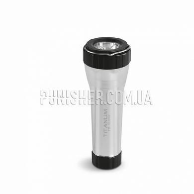 Портативний світлодіодний ліхтарик Titanum TLF-T11, Срібний, Ручний, USB, Білий, 70