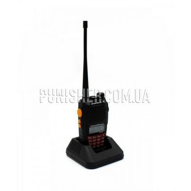Baofeng UV-6R Radio Station, Black, VHF: 136-174 MHz, UHF: 400-520 MHz