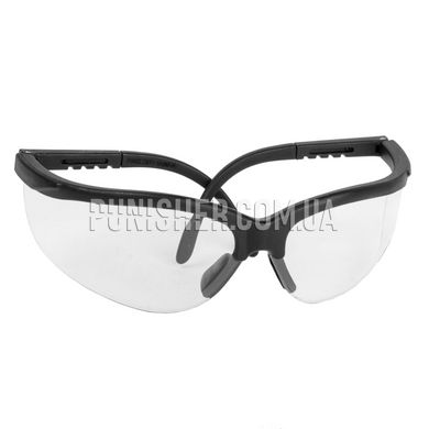 Спортивні окуляри Walker’s Impact Resistant Sport Glasses з прозорою лінзою, Чорний, Прозорий, Окуляри